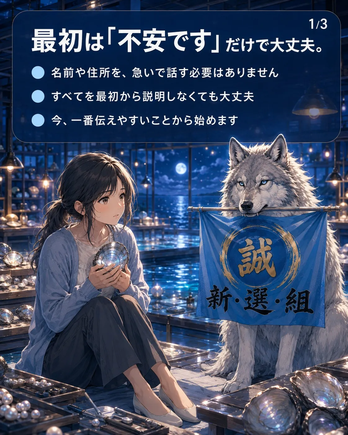 私たちの存在で安心を。